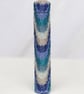 Long Beaded Wooden Needlecase in Waves Bargello Pattern - Image 5
