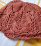  Blush coloured handmade crocheted flower Hat - Image 3