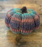 Hand Knitted Dark Muted Pumpkin