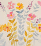 Flower watercolour card.Handpainted - Image 1