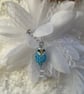 Budgie ( blue and white) charm