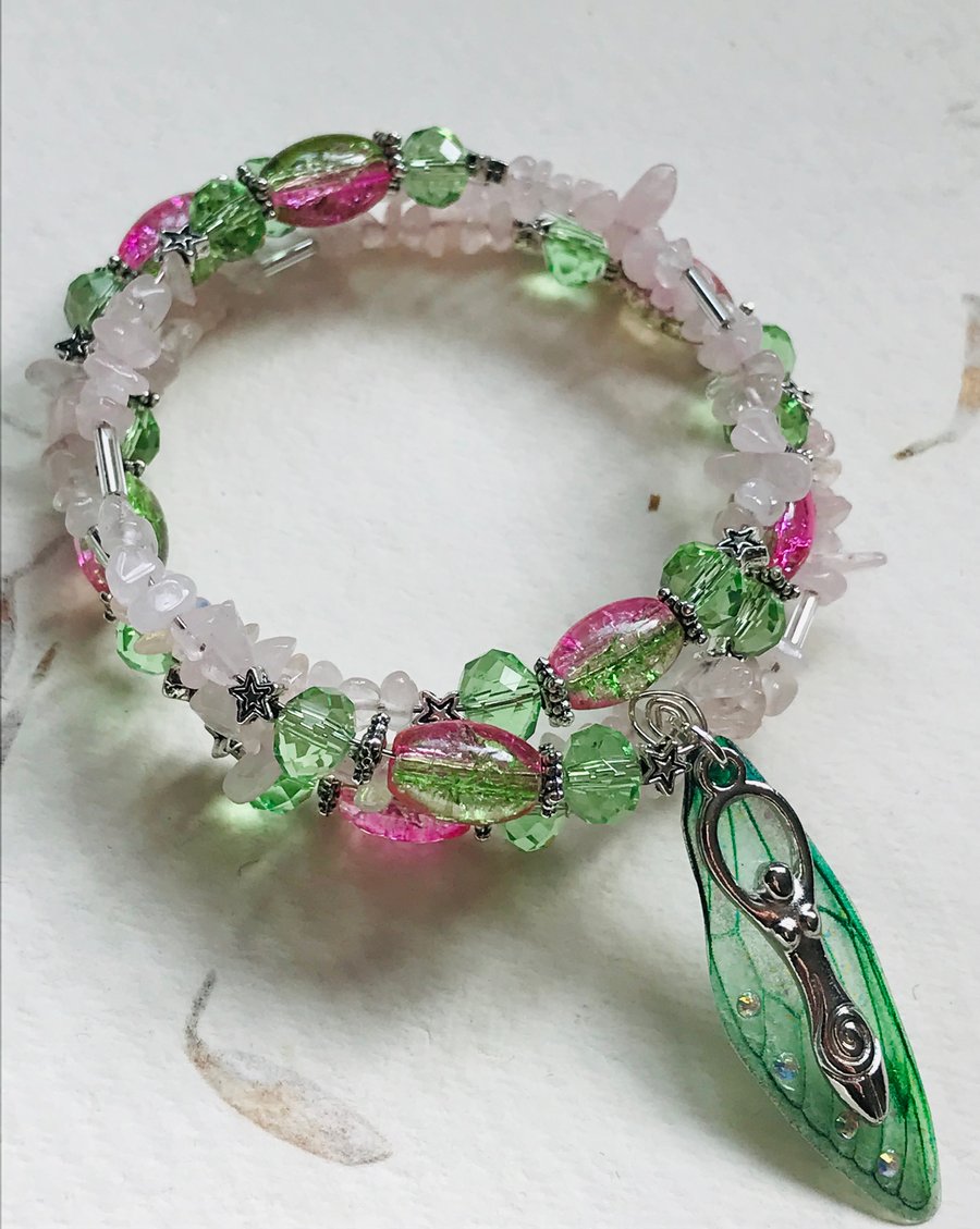 RESERVED FOR Kaz Twinkle Hall Fairy Wing Bracelet