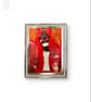 African Themed - Original Acrylic Painting - A4 - FREEPOST - Image 2