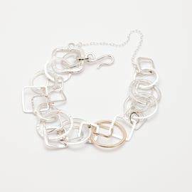 Albaicin by Fedha - organic collection of hand-forged silver and gold links