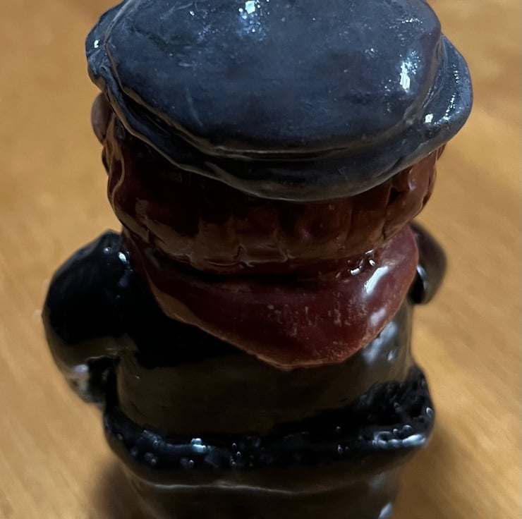 Dai – Handmade Welsh Coal Miner Ceramic Figurine - Folksy