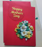 Mothers day card. Birthday card. Bouquet of flowers. Ref 379