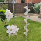 Sun catcher, Window Ornament, Decoration, Window Decoration. Rainbow colours wit