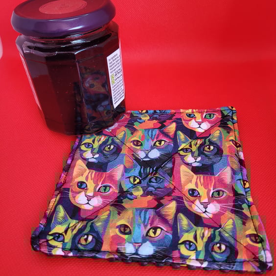 Jar Opener Multicolour Cat design