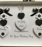 Personalised Handmade Wedding Card Gift Box Keepsake Engagement Any Anniversary - Image 5