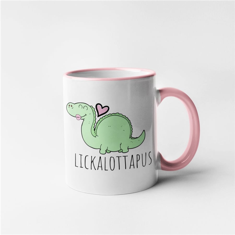 Lickalottapus funny lesbian mug lesbian gift LGBT mug - Hilarious Humorous 