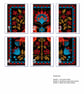 311A - Emberwing Garden, Birds, Flowers cross stitch Pattern DARK (PDF Chart) - Image 5