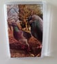 Cute Pigeons photography fridge magnet  - Image 1