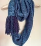 Blue Loop Scarf