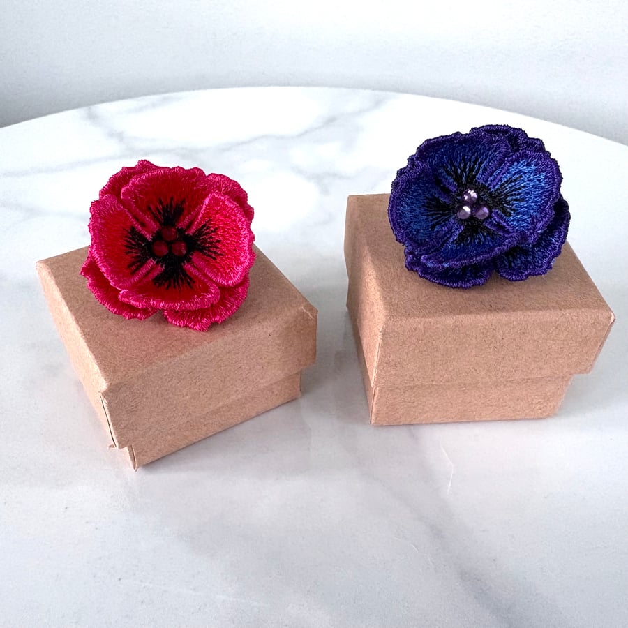 Poppy Brooch