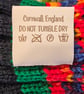 Designer Hand Knitted Ribbed Large Pom Pom Beanie Hat 1-2 Years size - Image 4