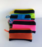 Blue & Black Swimming Goggle Case - Recycled Neoprene - Unique & Eco-Friendly - Image 3