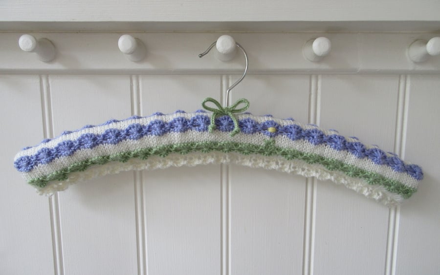 Ditsy summer flowers ladies coat hanger
