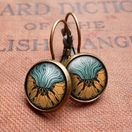 Fritillaria Leverback Earrings (AN02)