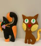 Felt cat home decor - Image 6