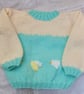 Aran Jumper with Chick Pattern, Unisex Jumper, Birthday Gift, Chick Motif Jumper - Image 8