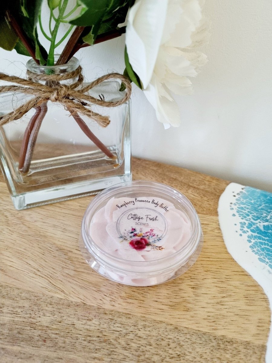 Raspberry Fizz Scented Luxury Whipped Body Mousse Butter - 30g Sample