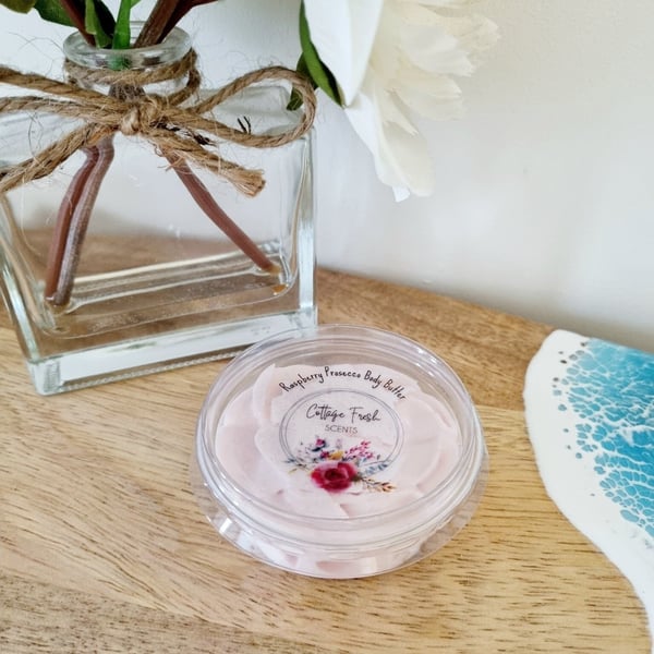 Raspberry Fizz Scented Luxury Whipped Body Mousse Butter - 30g Sample