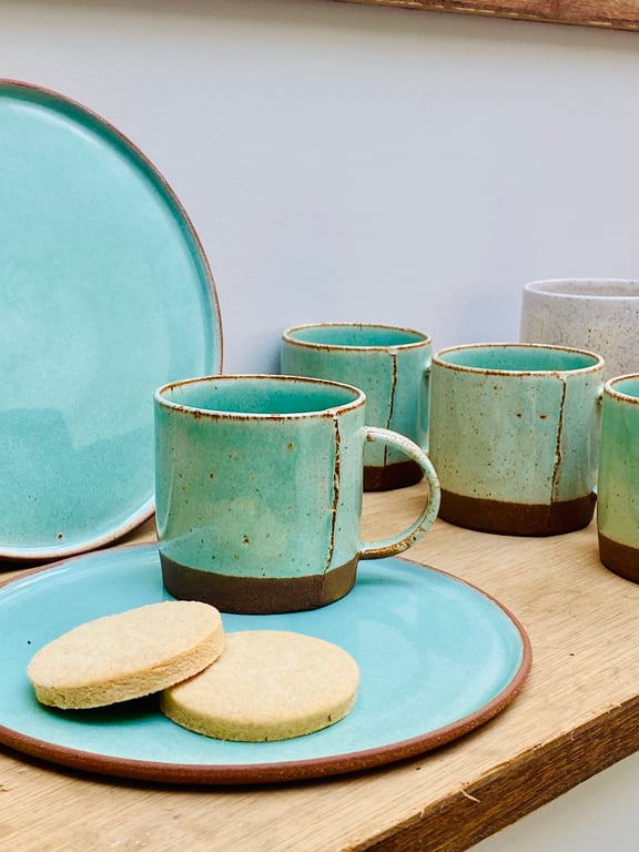 Sea green mug