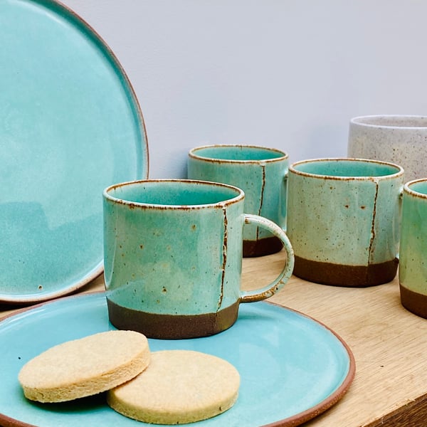 Sea green mug
