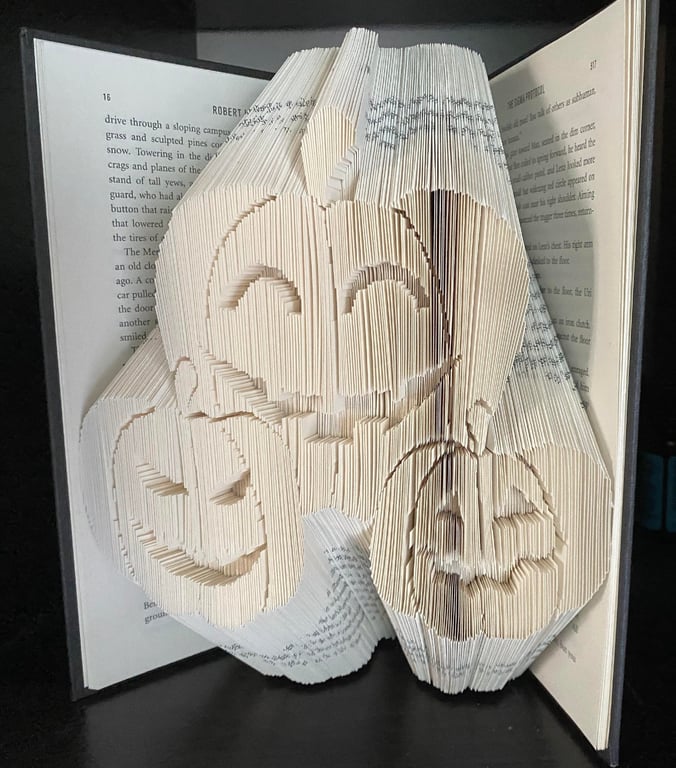 Pumpkin Trio, COMBI Book Folding Pattern - EMAILED PDF PATTERN