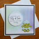 Dinosaur Birthday Card