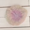 Pastel Rainbow Hand Knitted Beret - UK Free Post