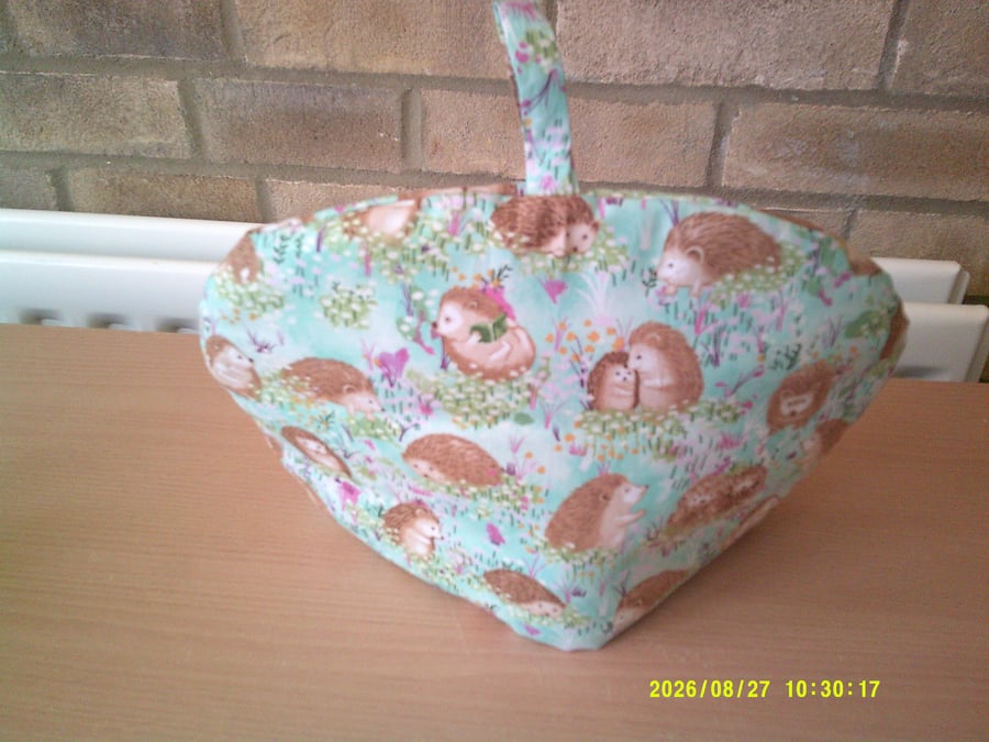 Small Teacosy with Hedgehogs