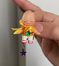 Kewpie Style Mini Doll Brooch, TRINKET