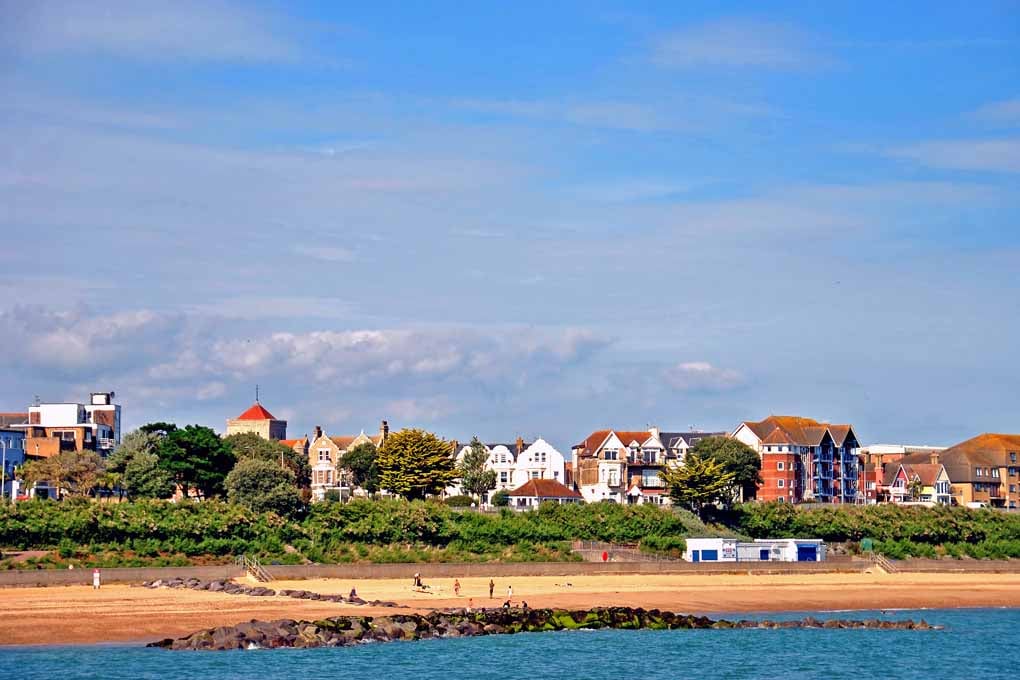 Clacton On Sea Beach Essex England UK Photograph Print
