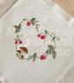 Wild Strawberry Heart Irish Linen Embroidery Kit - Image 8