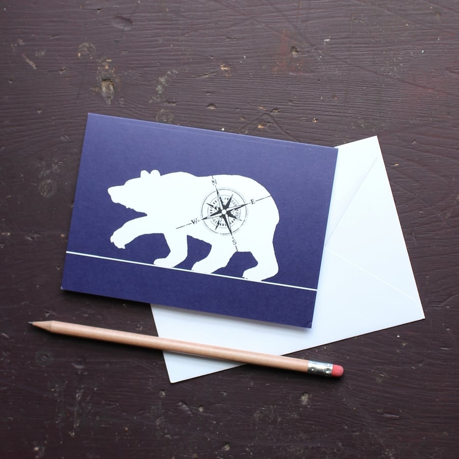 Polar Bear Greetings Card