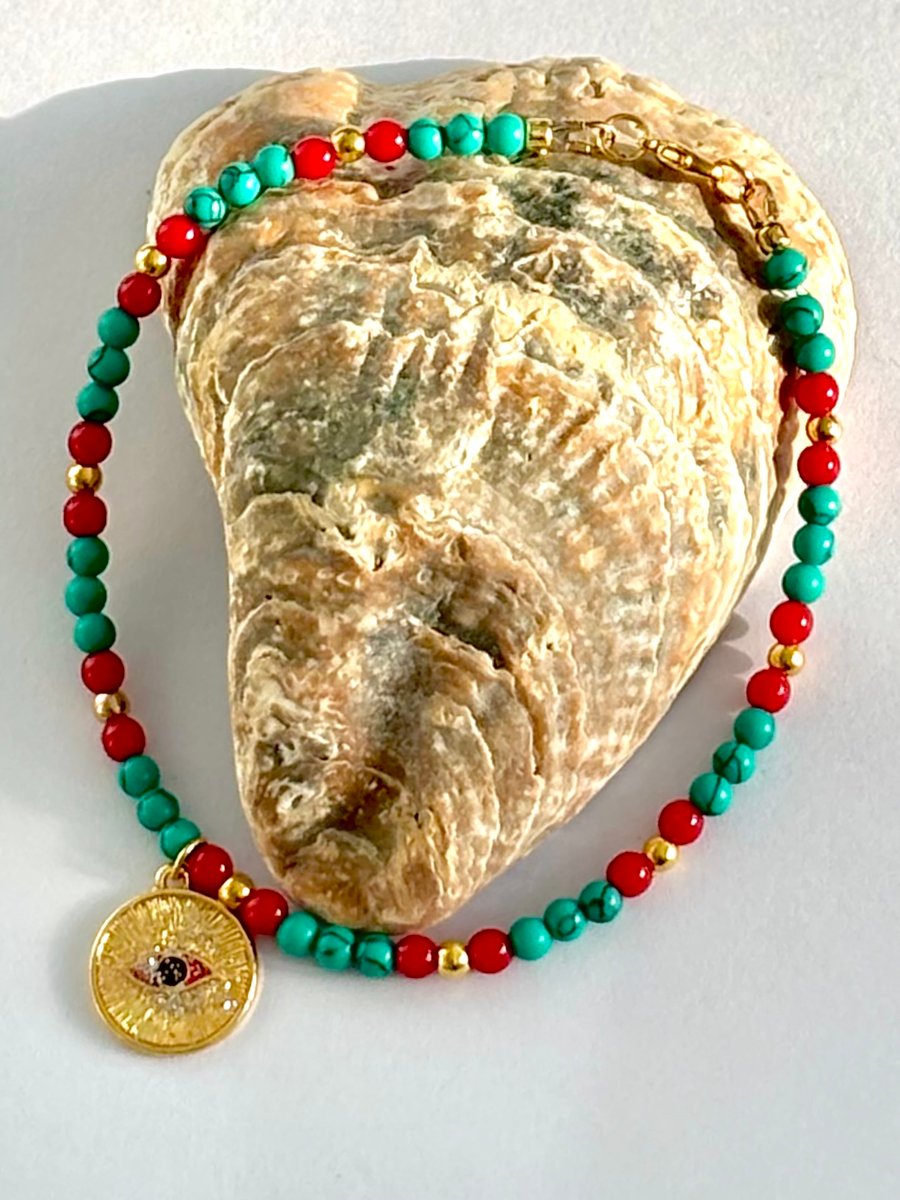 Dainty colourful Anklet