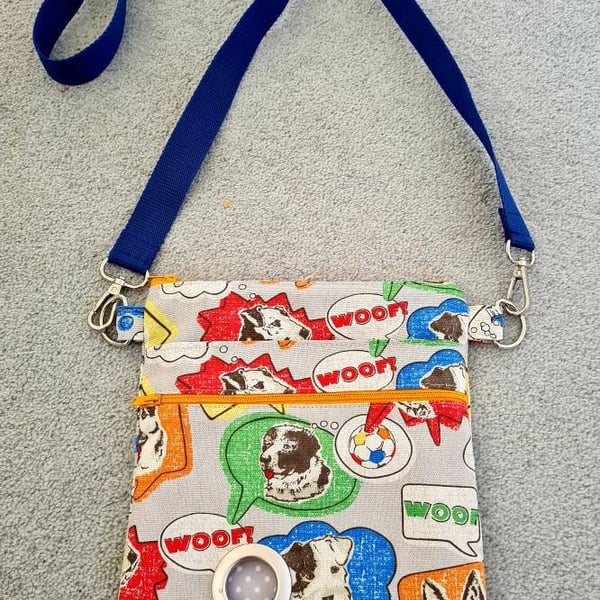 Cath Kidston Pop dog fabric dog walking bag