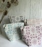 Hand Printed Linen Wash Bag, Toiletry Bag, Accessory Bag - Image 5