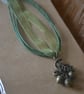 Acorn necklace on green chord - Image 5