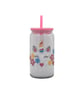 Colourful Unicorn & Flowers Tumbler