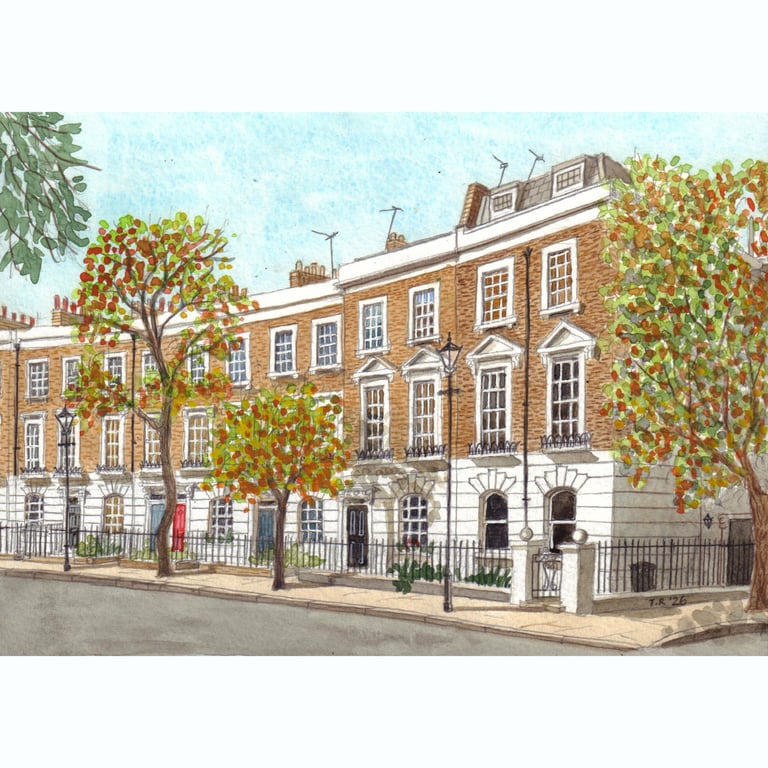 Thornhill Crescent, A4 and A5 print