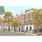 Thornhill Crescent, A4 and A5 print