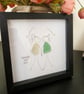 Best Friends Sea Glass Gift - Besties For Life Shadow Box - Handmade Friendship  - Image 2
