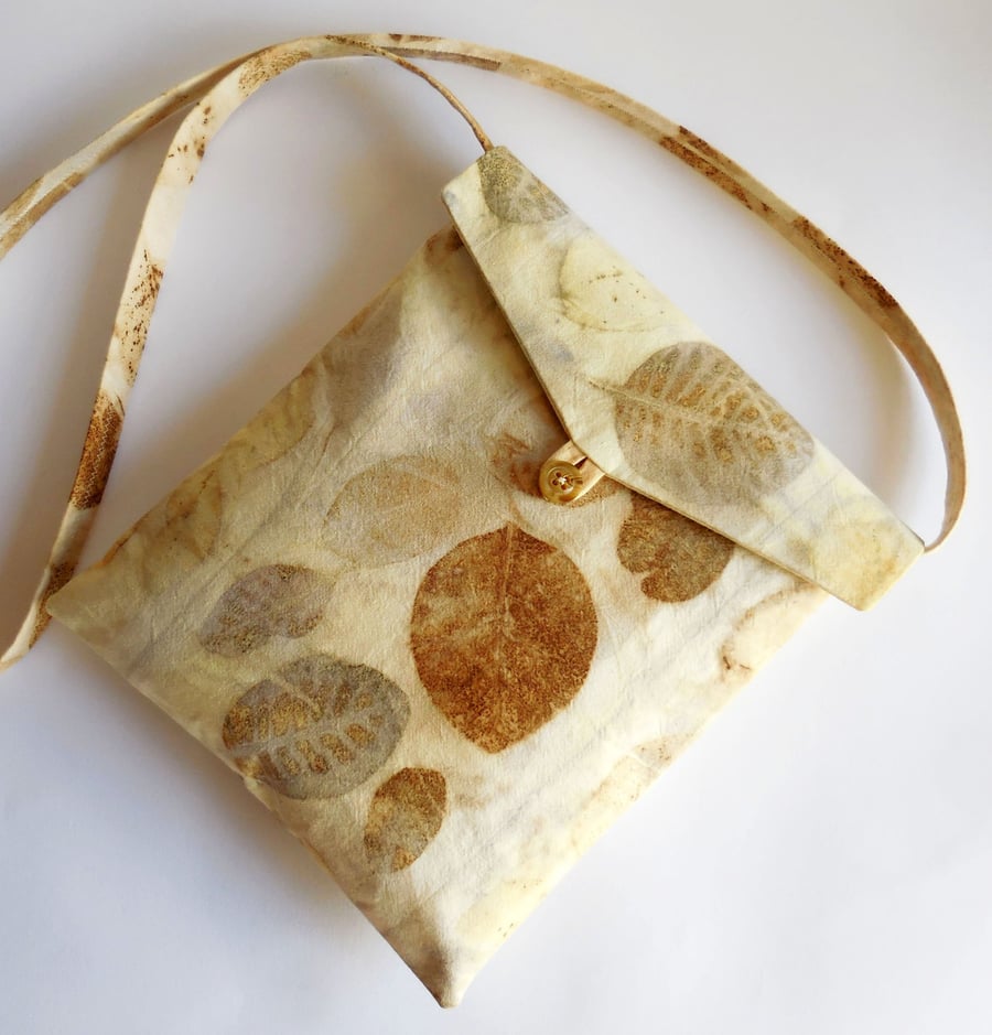 ECO BOTANICAL PRINTED SHOULDER BAG