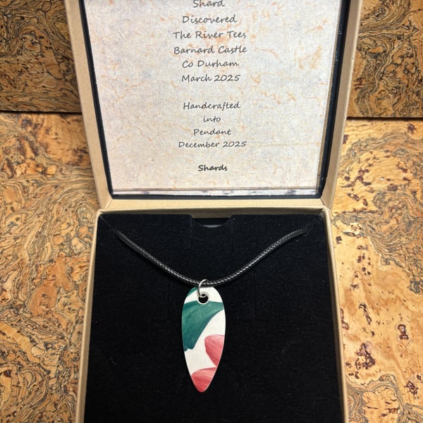 Handmade Pendant Necklace, Unique, One of a Kind, Eco Friendly Gifts. Recycle.