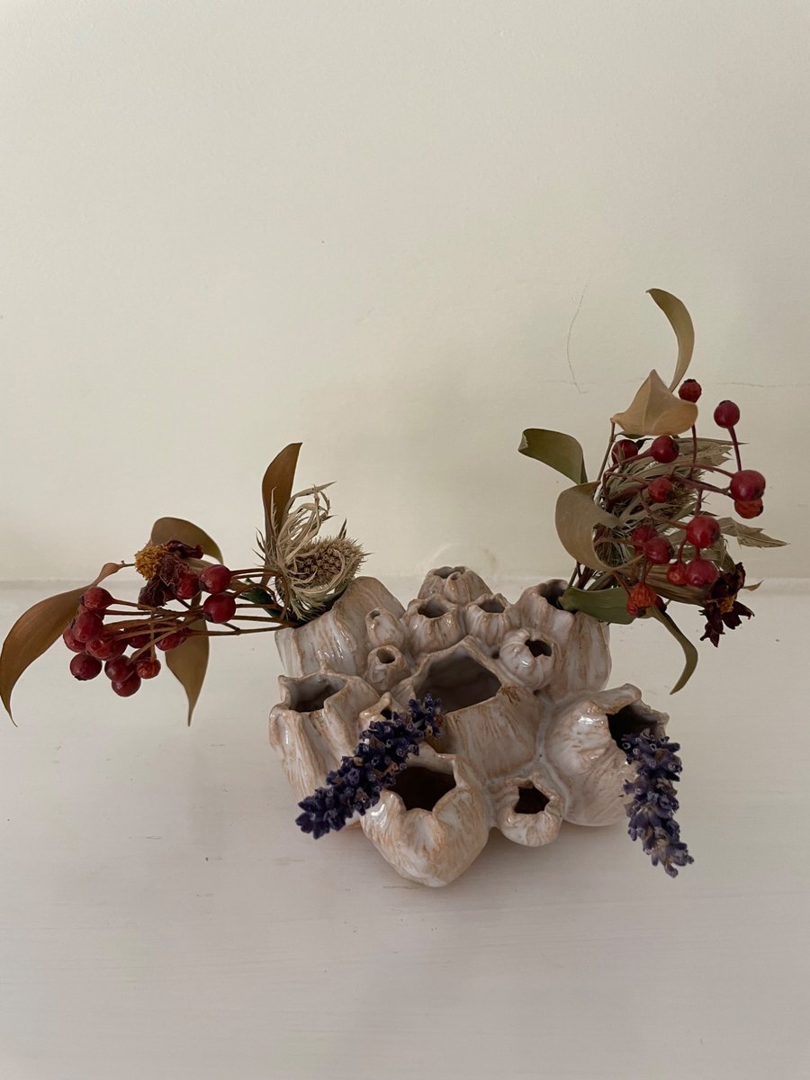 Handmade Ceramic Barnacle Vase