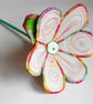 Textile Art Flower - Image 2