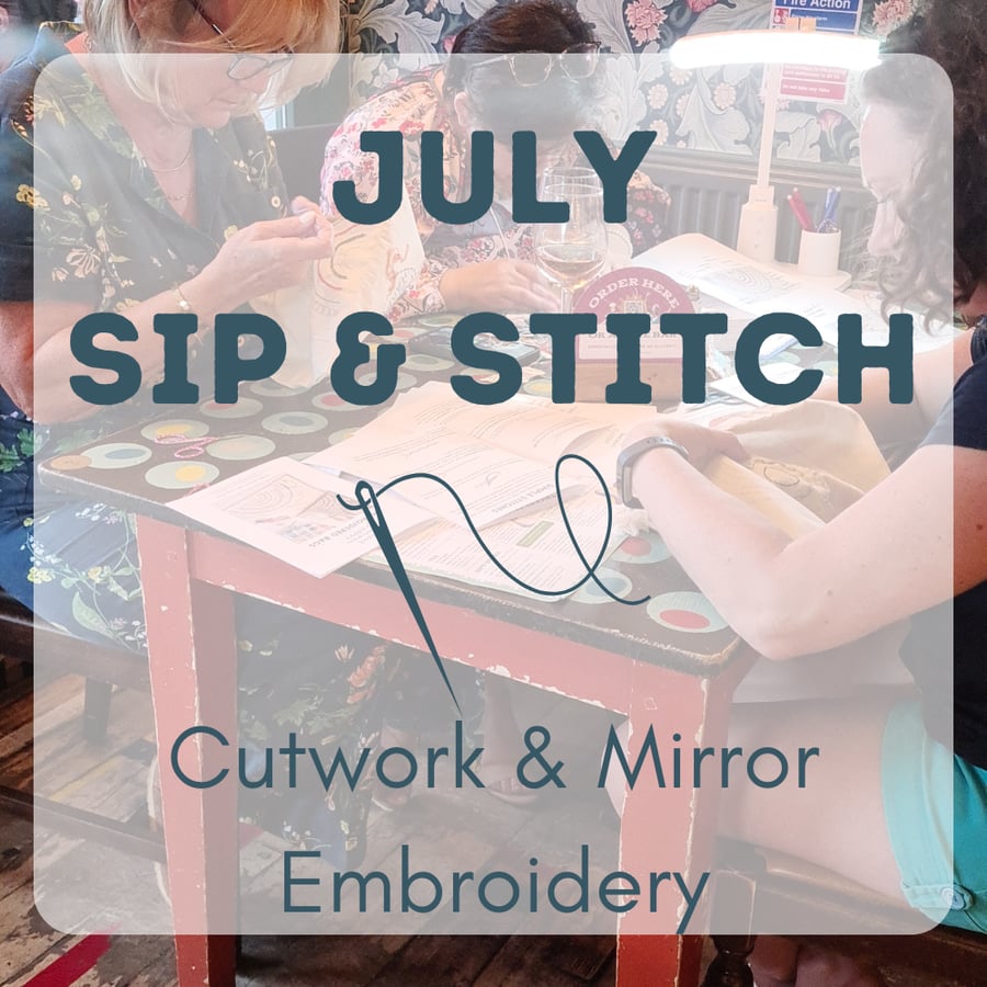 Sip & Stitch JULY – Creative Workshop at Granello Lounge