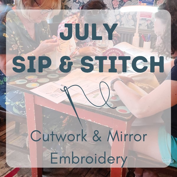 Sip & Stitch JULY – Creative Workshop at Granello Lounge